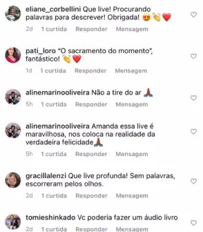 Depoimento de aluno